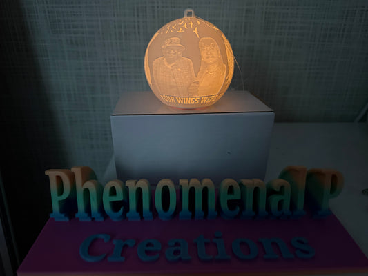 Custom 3D printed Ornaments