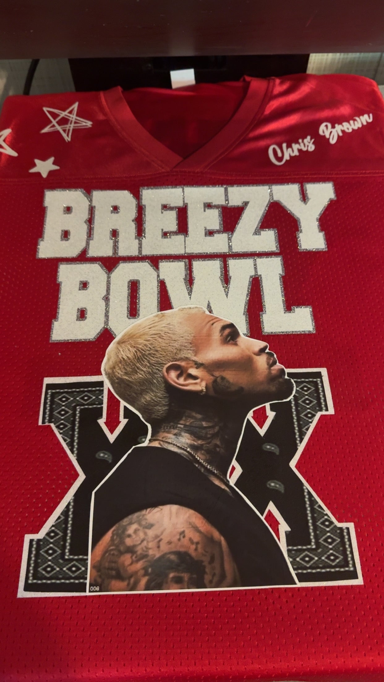 Custom Football Jersey (front and back)