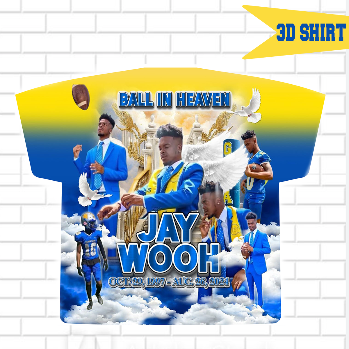 3D Memorial Shirt (Front Only)