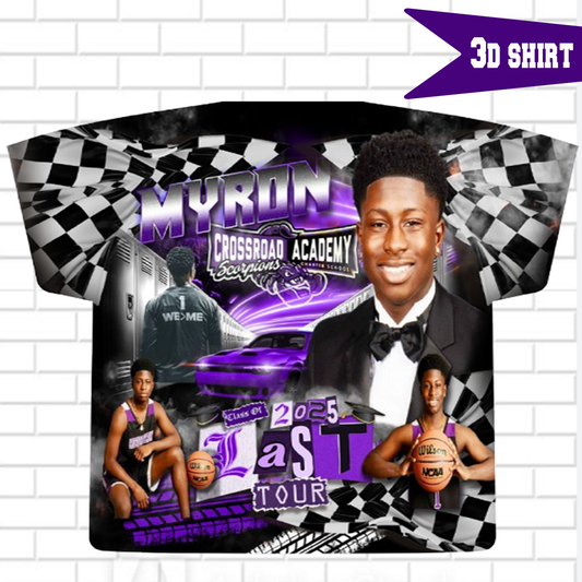 3D Graduation Shirt (Front Only)